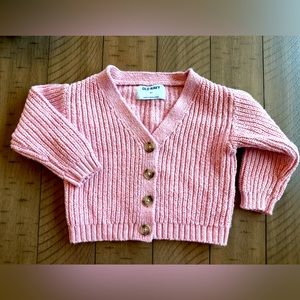 Sweater Cardigan Old Navy Pink 2T